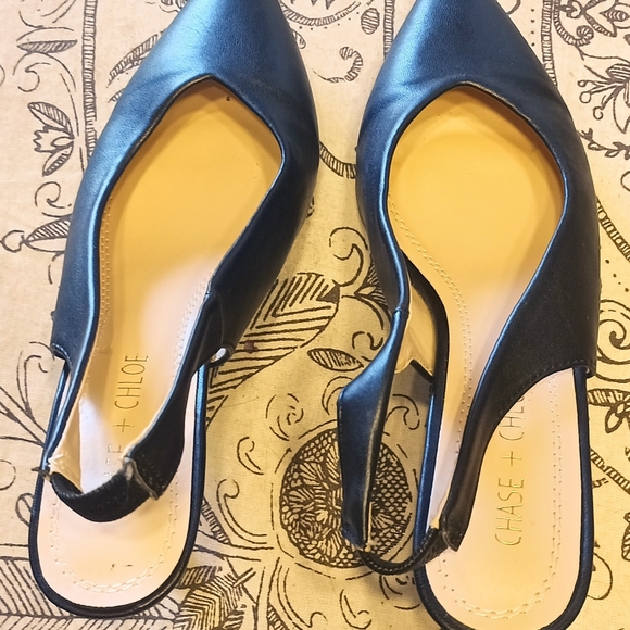 ⭐️ Women's Pointy Toe Slingback Kitten Heel - Picture 8 of 8